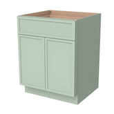 Newtown Jade Green RTA Storage Base Cabinet for Kitchen, Bathroom & Laundry Room, 1 Drawer 1 Shelf